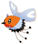  absurdres alternate_color cutiefly flying_sweatdrops full_body highres no_humans pokemon pokemon_(creature) solo usuki_(usukine1go) 