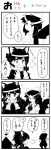  comic highres kaenbyou_rin komeiji_koishi komeiji_satori monochrome reiuji_utsuho touhou translated urushi 