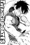 clenched_hands fist hat male monkey_d_luffy monochrome murata_yuusuke one_piece solo straw_hat 