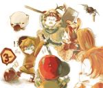  blonde_hair bob-omb brown_hair flower gloves hammer hat ice_climber ice_climbers kirby kirby_(series) link lucas meta_knight mother_(game) mother_3 nana_(ice_climber) ness nintendo popo_(ice_climber) super_smash_bros. sword tears the_legend_of_zelda toon_link weapon wings 
