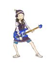  bass guitar happy hat highres hyakko instrument katou_haruaki kobayashi_koma lunasa_prismriver lunasa_prismriver_(cosplay) solo touhou 