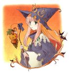  green_eyes hat long_hair lowres tobe_sunaho witch 