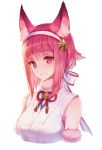  1girl animal_ears blush cat_ears fire_emblem fire_emblem_heroes fire_emblem_if hairband halloween japanese_clothes kimono looking_at_viewer pink_hair red_eyes redhead sakura_(fire_emblem_if) short_hair smile solo srb7606 