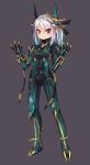  animal_ears armor cat_ears claws highres patton_(cross-bones-t) personification red_eyes short_hair valkyr_(warframe) valkyr_prime_(warframe) warframe white_hair 