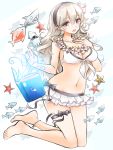  1girl :o anklet bare_legs barefoot belly_button bikini bikini_skirt black_bow blonde_hair blooper blush book bow breasts cleavage collarbone creatures_(company) cute eyebrows_visible_through_hair female_my_unit_(fire_emblem_if) fire_emblem fire_emblem_heroes fire_emblem_if fish floating_object flower flower_necklace front-tie_bikini front-tie_top full_body game_freak geckolion glowing grimoire hair_between_eyes hand_on_own_chest intelligent_systems jewelry kneeling long_hair looking_at_viewer super_mario_bros. medium_breasts my_unit_(fire_emblem_if) navel necklace nintendo open_book open_mouth pink_flower pointy_ears pokemon pokemon_(creature) red_eyes school_of_fish shark solo starfish staryu stomach super_mario_bros. super_smash_bros. super_smash_bros._ultimate swimsuit thigh_strap very_long_hair wavy_mouth white_bikini white_bow 
