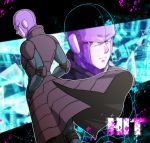  1boy alien back bald character_name dragon_ball dragon_ball_super hit_(dragon_ball) male_focus muraosa_(conjecture) purple_skin red_eyes solo upper_body 