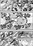  1girl check_translation comic greyscale highres monochrome mystia_lorelei niiko_(gonnzou) revision touhou translation_request 