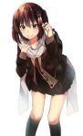  1girl brown_eyes brown_hair hair_between_eyes kantai_collection rinto_(rint_rnt) sendai_(kantai_collection) short_hair simple_background solo two_side_up white_background 