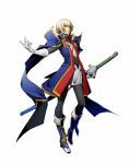  1boy blazblue blazblue:_cross_tag_battle blonde_hair green_eyes highres higuchi_konomi kisaragi_jin official_art solo 