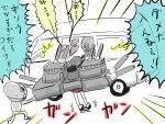  1girl kantai_collection kidnapping rigging stuck toyota_hiace translated wakie yamashiro_(kantai_collection) 