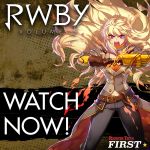  1girl blonde_hair ein_lee ember_celica_(rwby) english highres official_art prosthesis prosthetic_arm roosterteeth rwby solo violet_eyes yang_xiao_long 