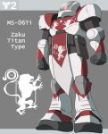  destiny_(game) gundam kuroda_kuwa mecha mechanization tagme titan_(destiny) zaku 