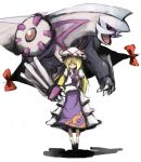  1girl crossover dragon epic gap kasa palkia pokemon pokemon_(creature) touhou yakumo_yukari 