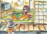  kara_sumi kirisame_marisa touhou traditional_media watercolor watercolor_(medium) 