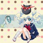  bishoujo_senshi_sailor_moon chibi_usa chibi_usa_(cosplay) cosplay double_bun double_buns hazuki_(pacco) hazuki_(pixiv33452) kamina_shades luna-p nia_colle nia_teppelin school_uniform socks tengen_toppa_gurren_lagann twintails 