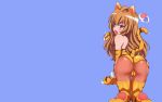  animal_costume animal_ears ass brown_eyes brown_hair claws costume highres leotard long_hair pantyhose tail thigh-highs thighhighs tiger tiger_costume tiger_ears tiger_print toradora! wallpaper 