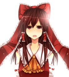  hakurei_reimu kusa tears touhou 