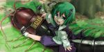  antenna bugs cape gengorou green_eyes green_hair insect short_hair taxi touhou wriggle_nightbug 