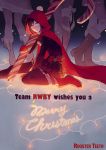  4girls blake_belladonna candy candy_cane christmas english food merry_christmas multiple_girls official_art roosterteeth ruby_rose rwby weiss_schnee yang_xiao_long 
