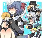  6+boys bad_id bad_pixiv_id belphegor_(reborn) black_hair blonde_hair blue_eyes blue_hair fran_(reborn) hair_over_eyes katekyo_hitman_reborn levi_a_thon long_hair lussuria lussuria_(reborn) mammon_(reborn) mb999 multiple_boys short_hair smile striped superbi_squalo tiara xanxus 