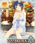  10s 1girl blue_hair breasts card_(medium) senran_kagura senran_kagura_(series) solo yozakura_(senran_kagura) 