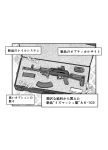  ak-103 assault_rifle gun kantai_collection no_humans rifle shin_ichi_(zenshuu_bougyo) suitcase suppressor translation_request weapon 
