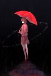  1girl braid brown_hair long_hair madotsuki pink_shirt shirt skirt solo twin_braids yoishi_(fuchi39) yume_nikki 