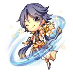  1boy azur_(fire_emblem) chibi dress fire_emblem fire_emblem:_kakusei fire_emblem_heroes fire_emblem_if looking_at_viewer one_eye_closed simple_background smile solo white_background 