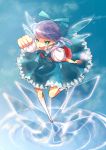  bad_id bow cirno domotolain mary_janes shoes socks touhou wings 