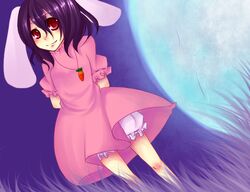  animal_ears bad_id bunny_ears inaba_tewi rabbit_ears touhou 