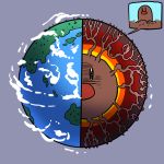  black_eyes close-up clouds cross_section diagram diglett dugtrio earth grey_background island no_humans ocean planet pokemon pokemon_(creature) red_nose roots suparu_(detteiu) what 