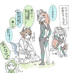  animal_ears ass blonde_hair blue_eyes chibi cosplay crossdressinging dual_persona earrings gloves helmet imp jewelry link link_(wolf) long_hair male_focus midna midna_(cosplay) orange_hair pointy_ears shuri_(84k) smile the_legend_of_zelda the_legend_of_zelda:_breath_of_the_wild the_legend_of_zelda:_majora&#039;s_mask the_legend_of_zelda:_twilight_princess tingle tingle_(cosplay) trap wolf 