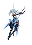  1girl armor blue_eyes blue_hair full_body long_hair looking_at_viewer official_art open_mouth seori_(xenoblade_2) simple_background solo weapon white_background xenoblade xenoblade_2 