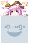  1girl afterimage asymmetrical_horns bangs blunt_bangs blush closed_mouth commentary_request eyebrows_visible_through_hair frown horns jaco looking_at_viewer nail_polish no_image onomatopoeia original peeking_out pink_hair pink_nails red_eyes simple_background solo 