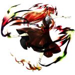  bat_wings koakuma long_hair red_hair redhead tomasu touhou very_long_hair wings 