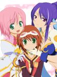  blue_hair blush bob_cut erinosuke estellise_sidos_heurassein goggles green_eyes judith kizuki_erika multiple_girls pink_hair pointy_ears rita_mordio tales_of_(series) tales_of_vesperia 