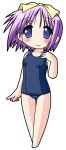  chibi hiiragi_tsukasa lucky_star neopure one-piece_swimsuit school_swimsuit super_deformed swimsuit 