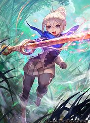  1girl fire_emblem fire_emblem_cipher full_body lack official_art tagme violet_eyes white_hair 