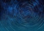  absurdres blue_sky highres lilithbloody no_humans scenery sky spiral star_(sky) star_trail starry_sky 