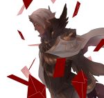  1boy cape envelope fire_emblem fire_emblem_heroes highres mask mysterious_man_(fire_emblem) shy_(ribboneels) simple_background solo white_background white_hair 