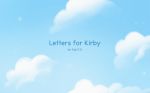 artist_name blue_sky clouds cloudy_sky commentary cover cover_page kirby_(series) no_humans peachifruit sky text_only_page title 