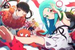  3girls absurdres hachikuji_mayoi highres kizumonogatari monogatari_(series) multiple_girls ogipote ononoki_yotsugi oshino_shinobu 