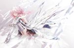  closed_eyes dress long_hair pink_hair yuzuriha_inori 