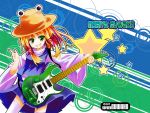  gochou_(comedia80) guitar hat moriya_suwako touhou 