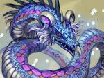  dragon inadaokiki magic:_the_gathering magic_the_gathering monster no_humans red_eyes scaled_wurm 