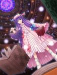  highres long_hair mazakura_senju patchouli_knowledge purple_eyes purple_hair ribbon solo touhou violet_eyes 