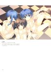  3girls absurdres highres mitsumi_misato multiple_girls official_art scan 