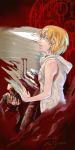  bad_id bad_pixiv_id blonde_hair breasts heather_mason highres miniskirt multiple_girls red9 short_hair silent_hill_3 skirt sleeveless vest wristband 