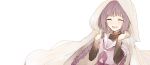  1girl blush boruto:_naruto_next_generations braid closed_eyes kakei_sumire long_hair naruto purple_hair smile solo 