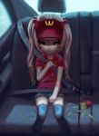  car cute fiz-rot fries leggings mcdonalds miniskirt nervous original parody seatbelt skirt twintails wcdonalds young 